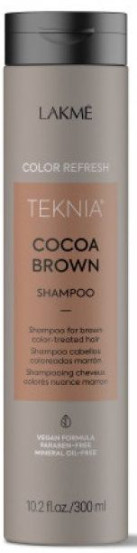 Шампунь для обновления цвета коричневых оттенков волос Lakme Teknia Color Refresh Cocoa Brown Shampoo, 300 мл