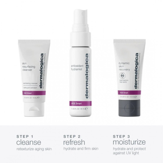 Трио Динамический лифтинг и защита кожи Dermalogica The Dynamic firm & protect set