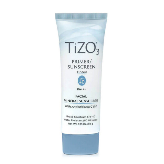 Крем/праймер солнцезащитный без оттенка TiZO2 TiZO Facial Primer/Sunscreen Non-tinted SPF 40 PA++++, 50 мл