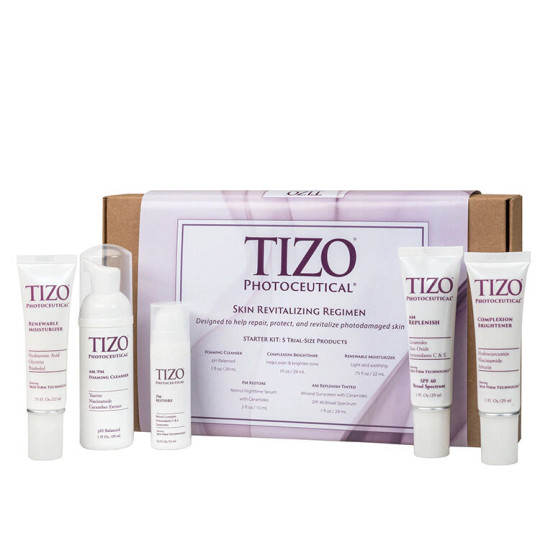 Набір-знайомство для відновлення шкіри Tizo Skin Revitalizing Trial Size Regimen