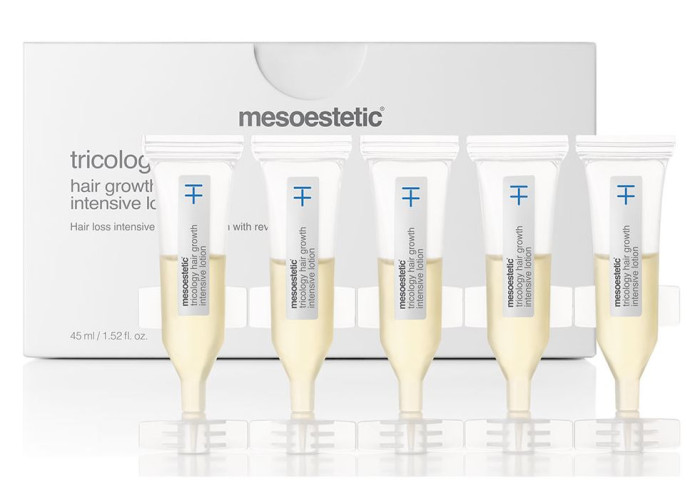 Интенсивный лосьон для стимулирования роста волос Mesoestetic Tricology Hair Growth Intensive Lotion, 15 х 3 мл