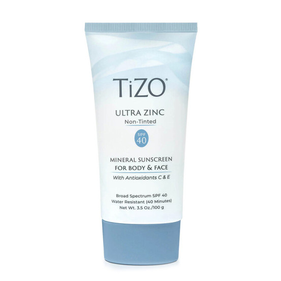Минеральный солнцезащитный крем для лица и тела тонирующий Tizo Ultra Zinc Body & Face Tinted SPF 40, 100