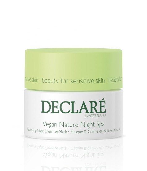 Нічний крем-маска для обличчя "Веган-СПА" Declare Vegan Nature Night Spa, 50 мл