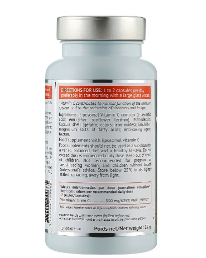 Капсули з вітаміном С Biocyte Vitamine C Liposomal 500mg Gelules, 30 шт