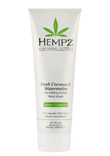 Поживний гель для душу "Кокос-Кавун" Hempz Fresh Coconut & Watermelon Nourishing Herbal Body Wash, 250 мл