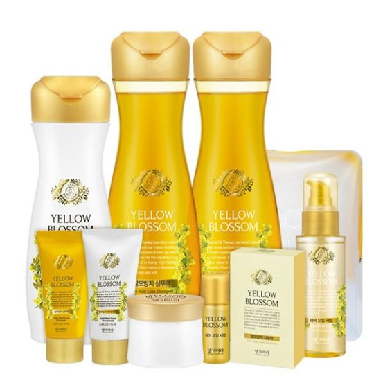 Шампунь проти випадіння волосся без сульфатів Yellow blossom shampoo, 400мл