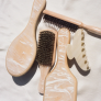 Овальная щетка для волос Emi Jay Flat Brush in Leche