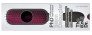 Щетка для волос The Knot Dr. PhD Ebony Sharkskin/синяя